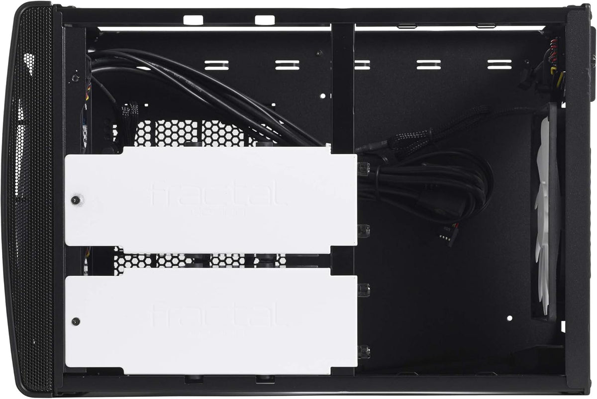 Black Mini ITX Computer Case with 120mm Fans S116632