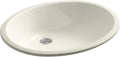 White Undercounter Bathroom Sink I46758