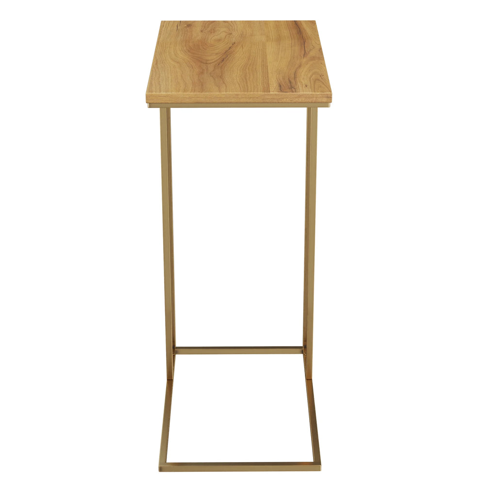 C-Shaped Mango Wood End Table C61626