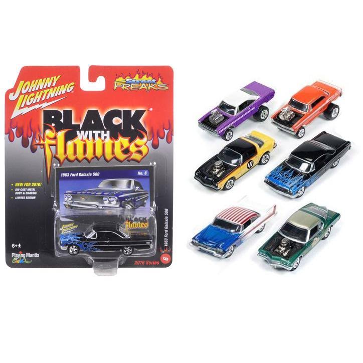 Set of 6 Cars 1/64 Diecast Model Car E8387