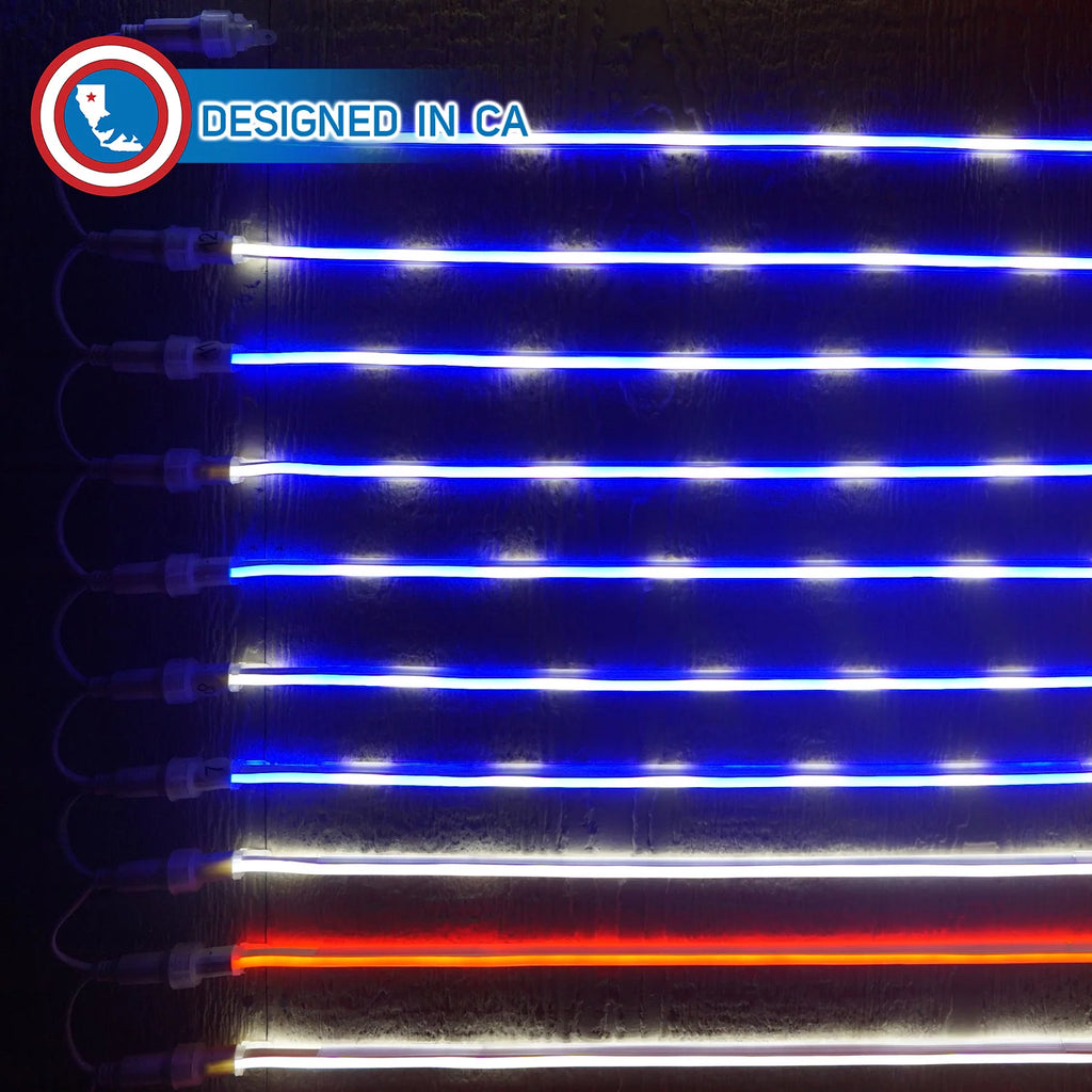 Patriotic American Flag Neon Lights 5'x3' Waterproof Decorations I569230