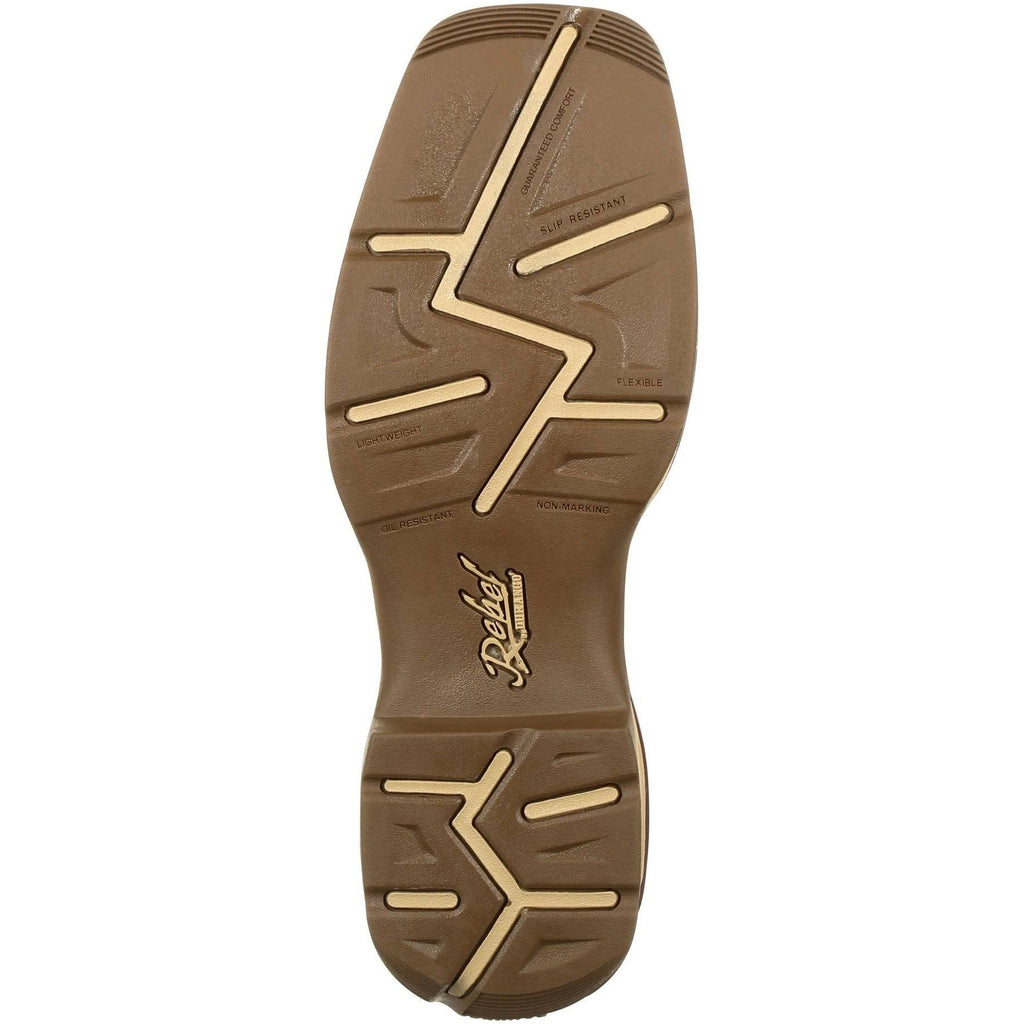 Brown Desert Camo Work Boots L978018