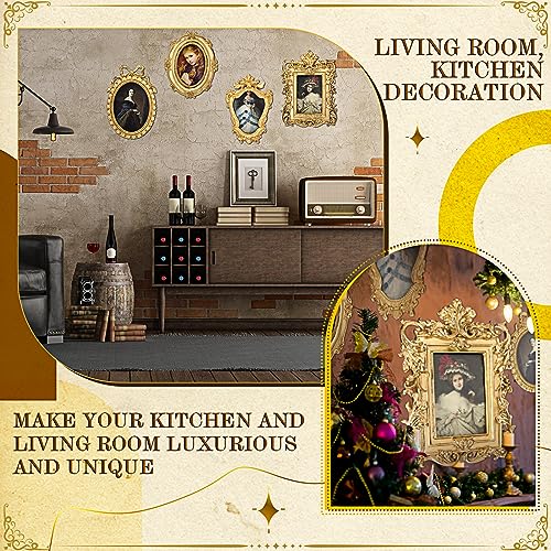 Black Gothic Vintage Picture Frames Set of 4 U672