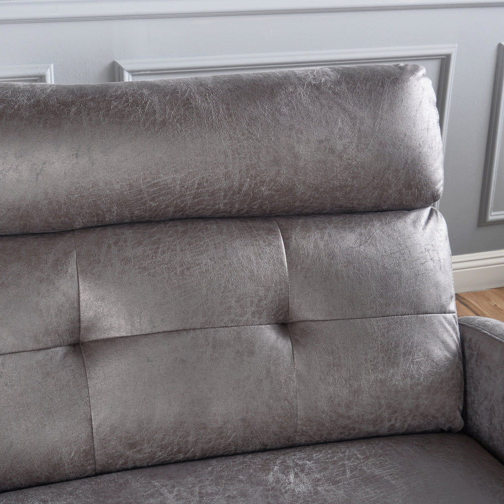 Oversize Microfiber 2 Seater Recliner X396776