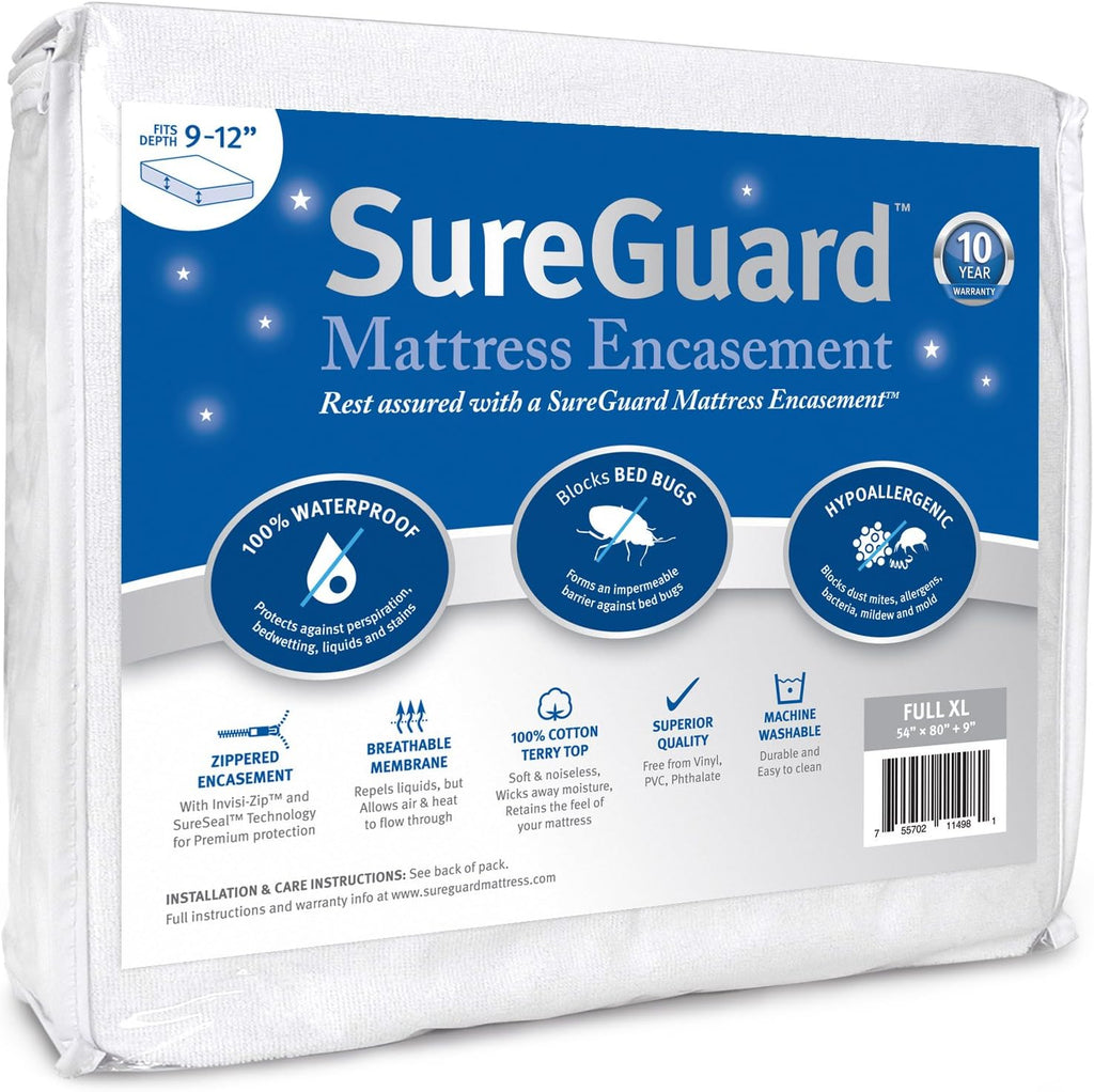 King Waterproof Zippered Mattress Encasement H534