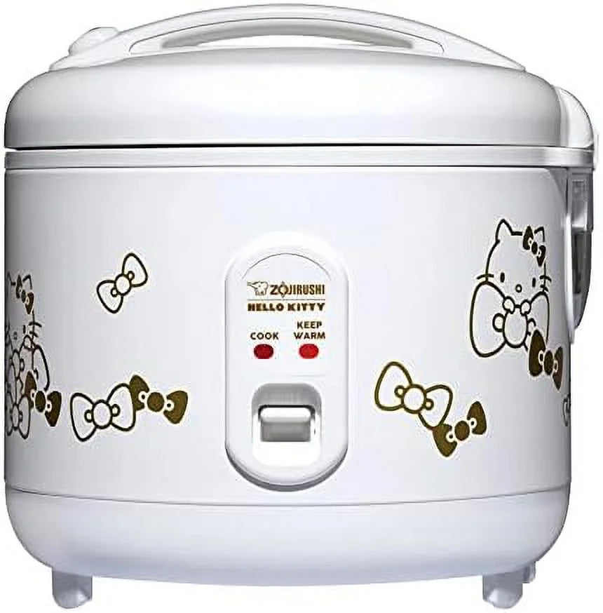 White Automatic Rice Cooker and Warmer with Rice Washing Bowl V358