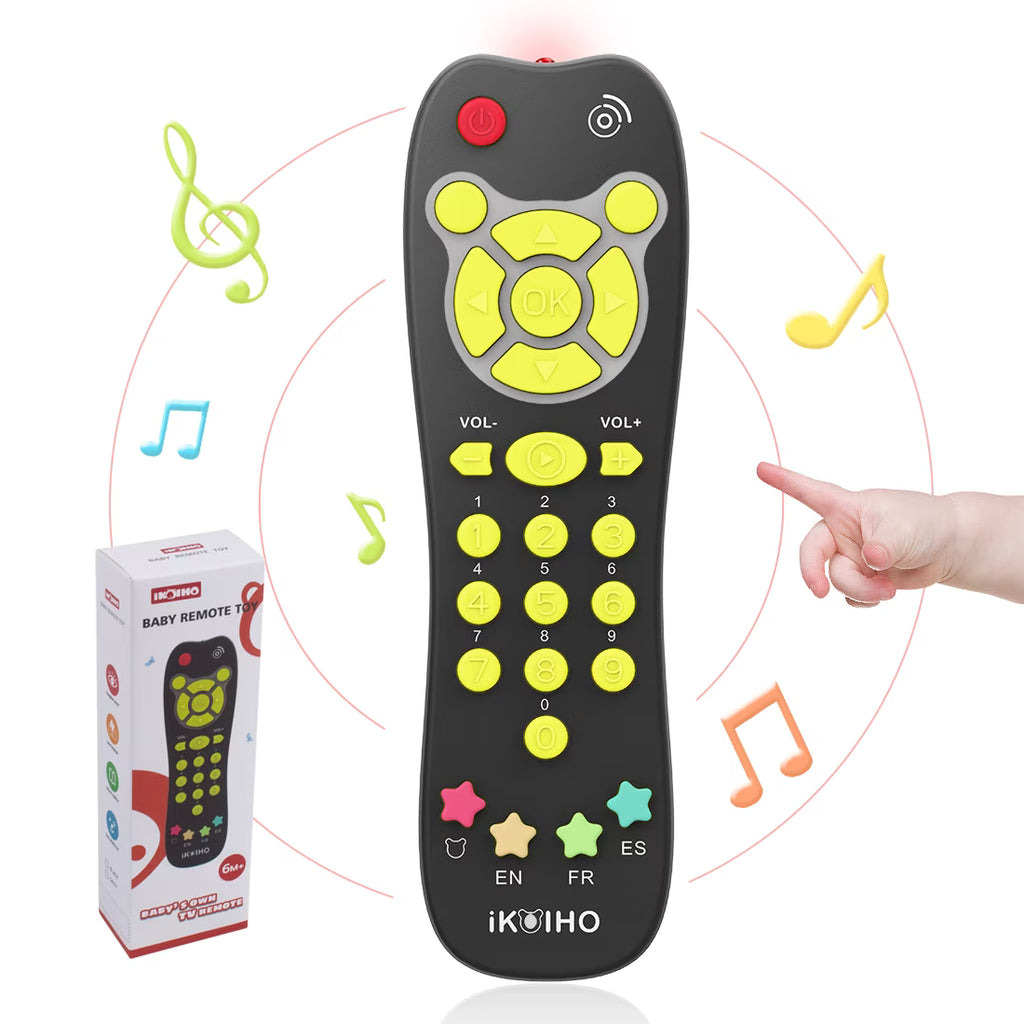 Black Musical Baby Remote Control Toy with Light Sound E698577