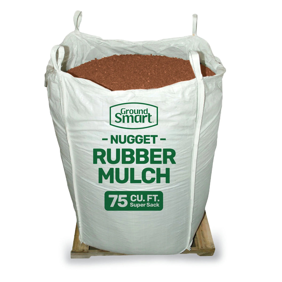Red Rubber Mulch 75 cu ft S227