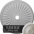 Hand-Painted Flash Blue Ceiling Medallion J3566