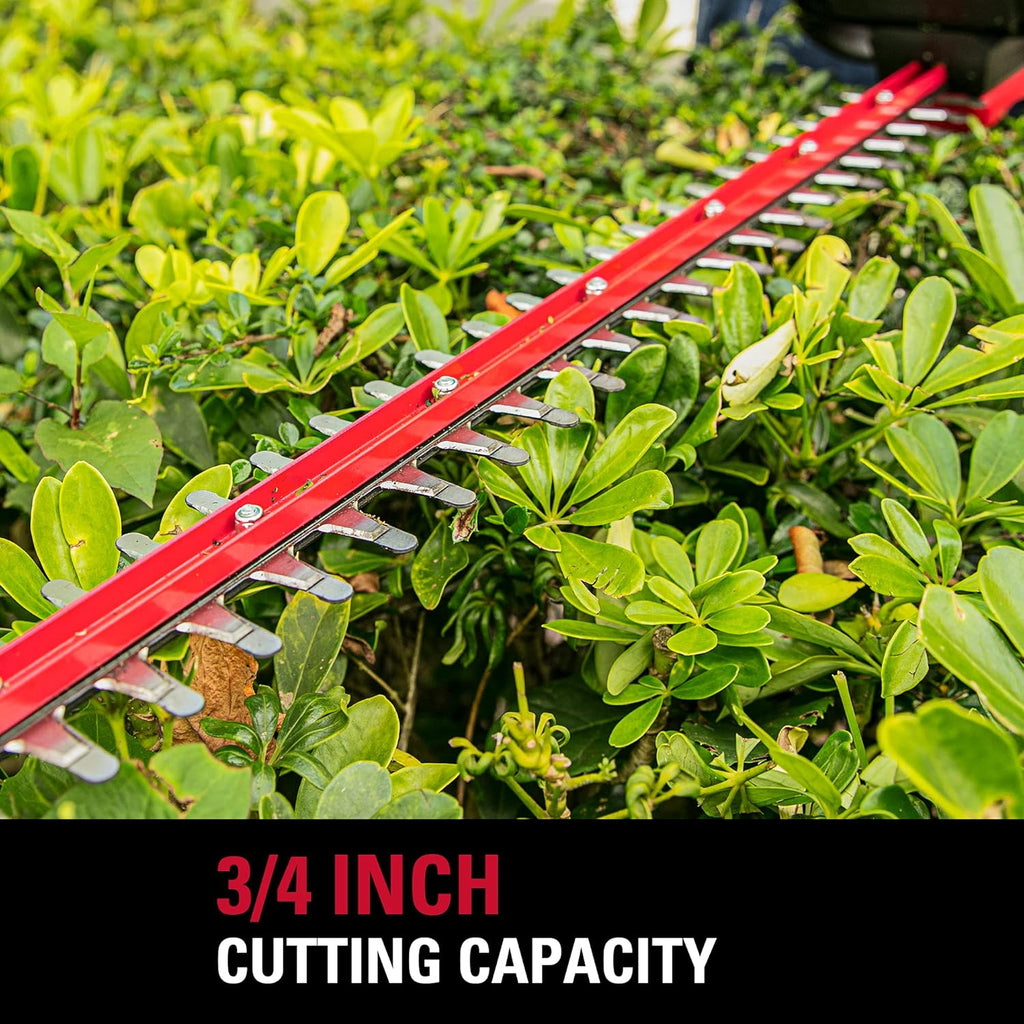 40V 24 Inch Cordless Hedge Trimmer with 2Ah Battery and Charger H2966