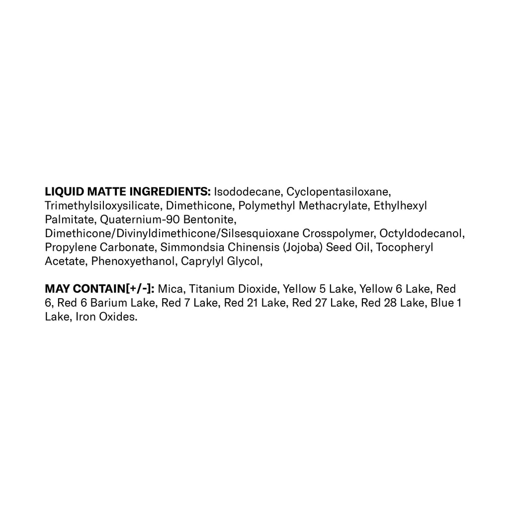 Vegan Matte Liquid Lipstick, 0.24 fl oz B7837
