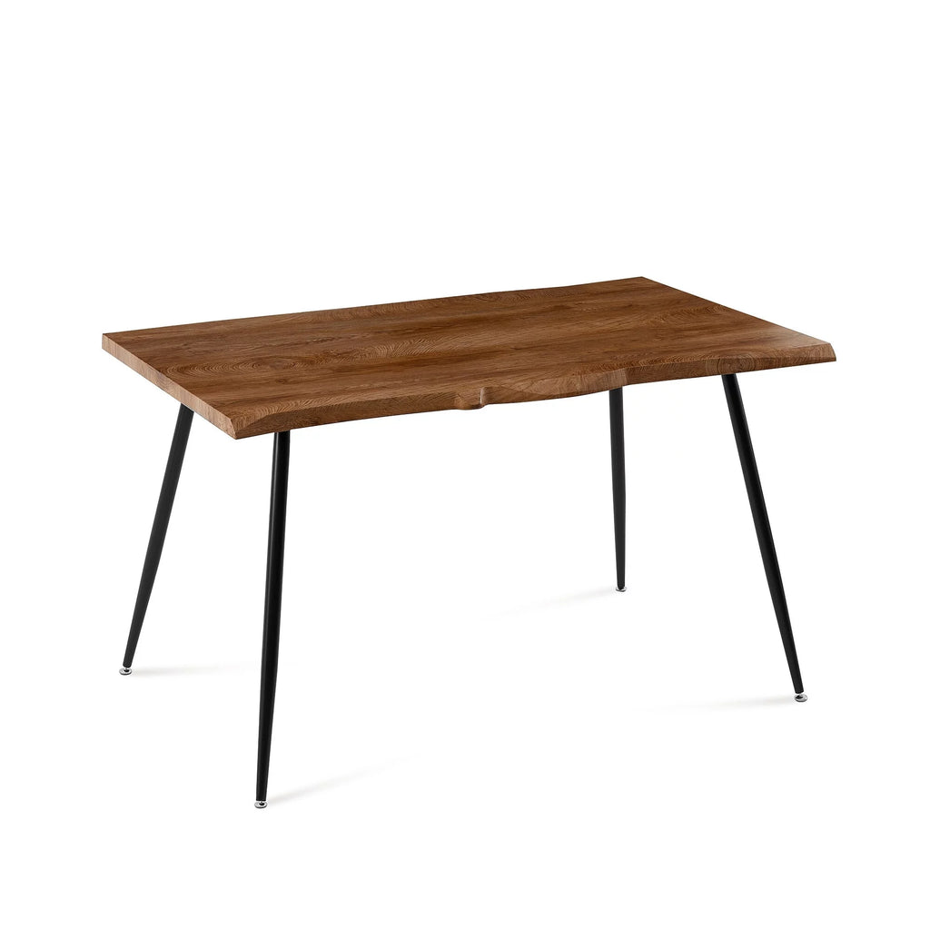 Wooden Dining Table with Metal Legs N7183