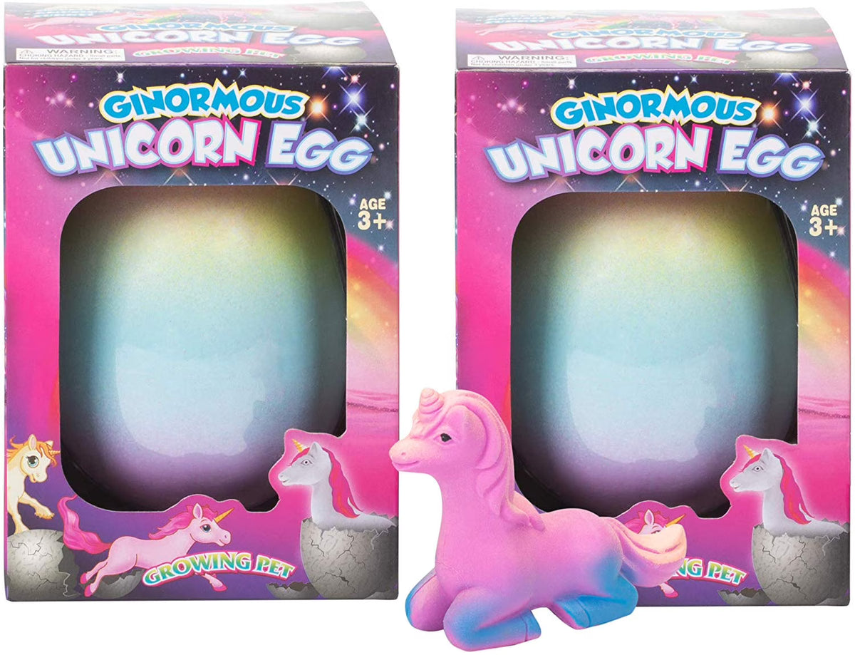 Set of 2 Surprise Growing Unicorn Hatching Egg Kids Toys K501