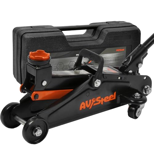 1.5 Ton Hydraulic Trolley Jack with Storage Case M8606
