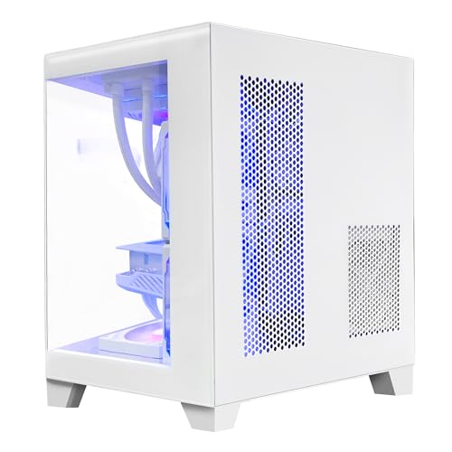 White Gaming PC Desktop with AMD Ryzen 7 5700G, RTX 4060 8GB, 32GB DDR4 RAM, 1TB M.2 PCIE SSD, Windows 11 Pro R6516
