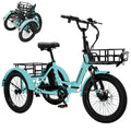 Electric Folding Tricycle with 500W Motor, 48v 14.5Ah Battery, 20*3in Fat Tires E326