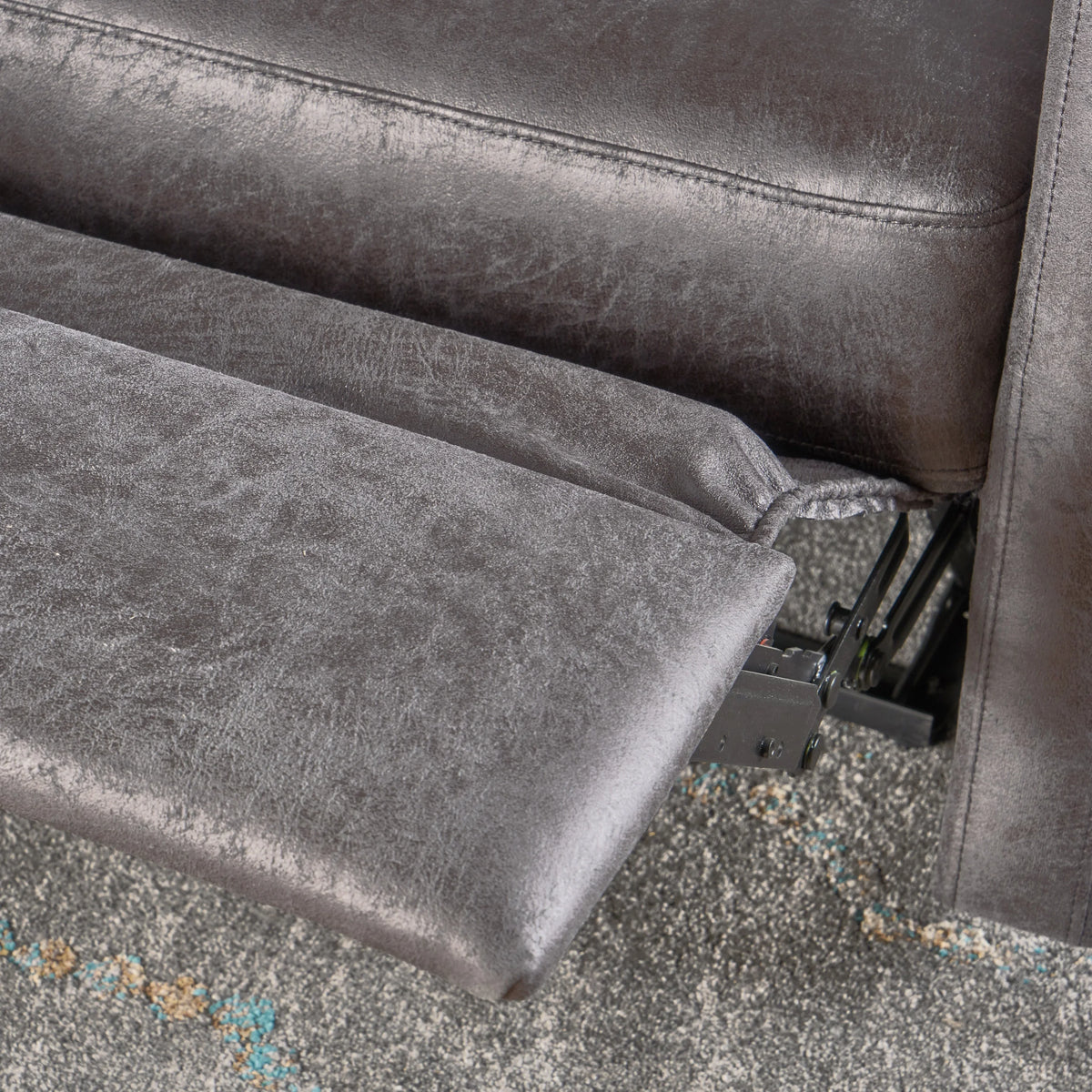 Oversize Microfiber 2 Seater Recliner X396776