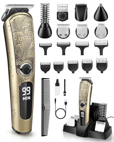 Waterproof Cordless Beard Trimmer Grooming Kit G473595