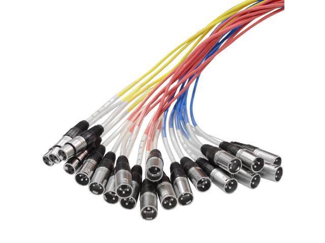 16-Channel XLR Snake Cable with 4x XLR/TRS Returns O800009