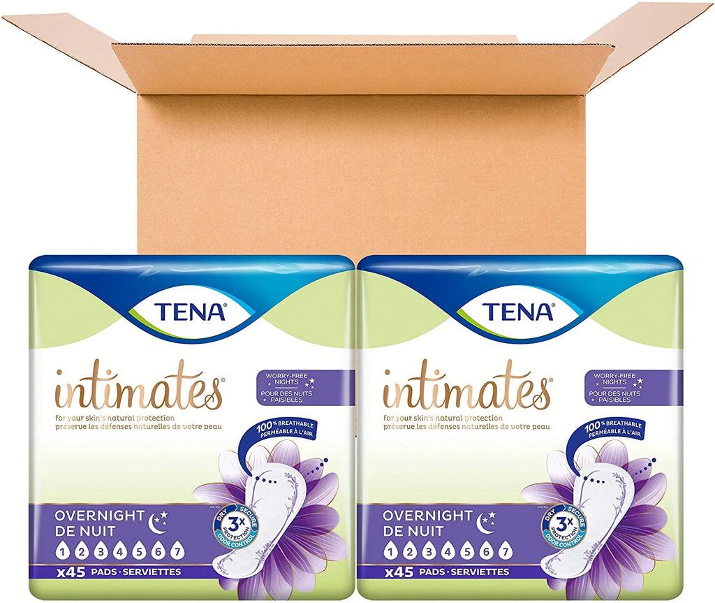 Overnight Incontinence Pads, 90 Count T951628