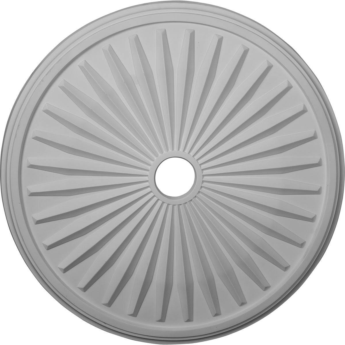 Hand-Painted Flash Blue Ceiling Medallion J3566