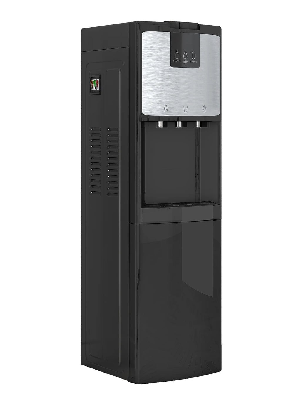 Bottom Loading Water Dispenser, Hot/Cold/Room Temperature, 3 or 5 Gallon, Black S624607