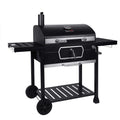 30-Inch Charcoal Grill BBQ Smoker Black T247647