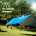 Waterproof Camping Tarp Hammock Sunshade Tent Rain Shelter Lightweight Canopy S23124
