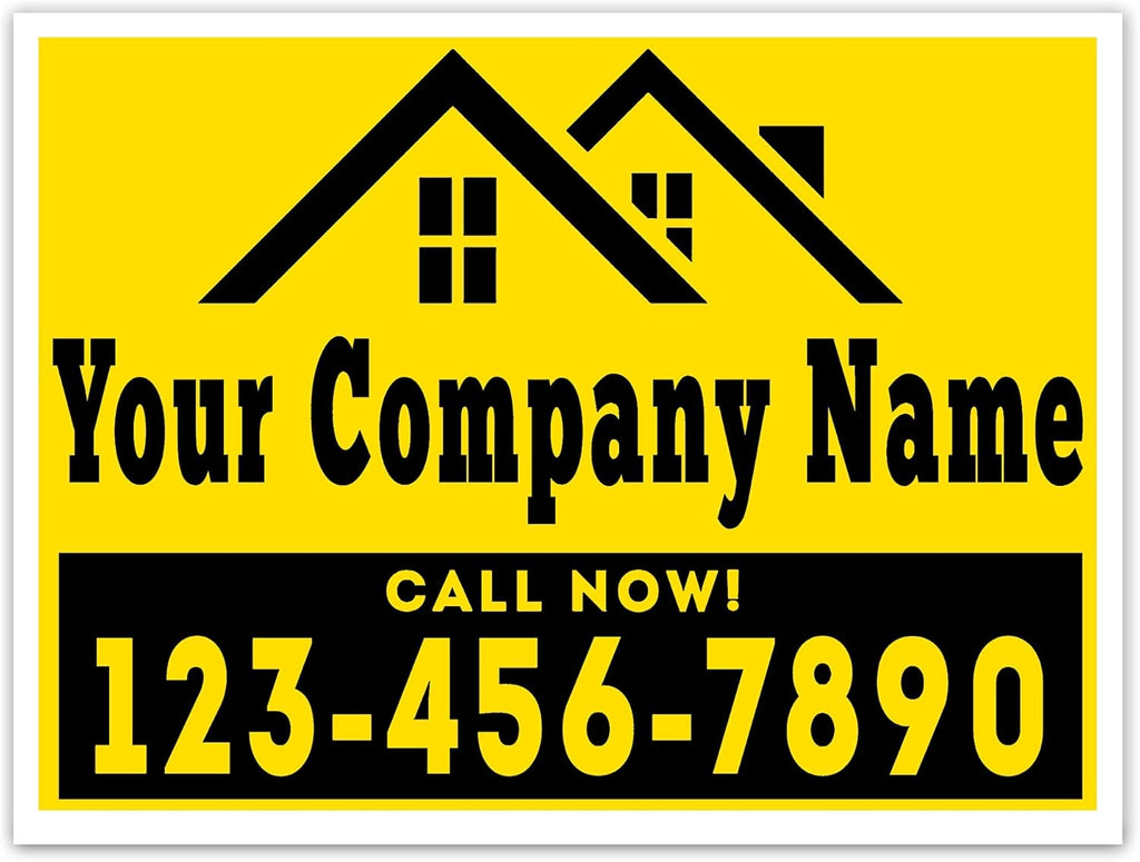 24x18 Double-Sided Waterproof Plastic Bandit Signs I18551