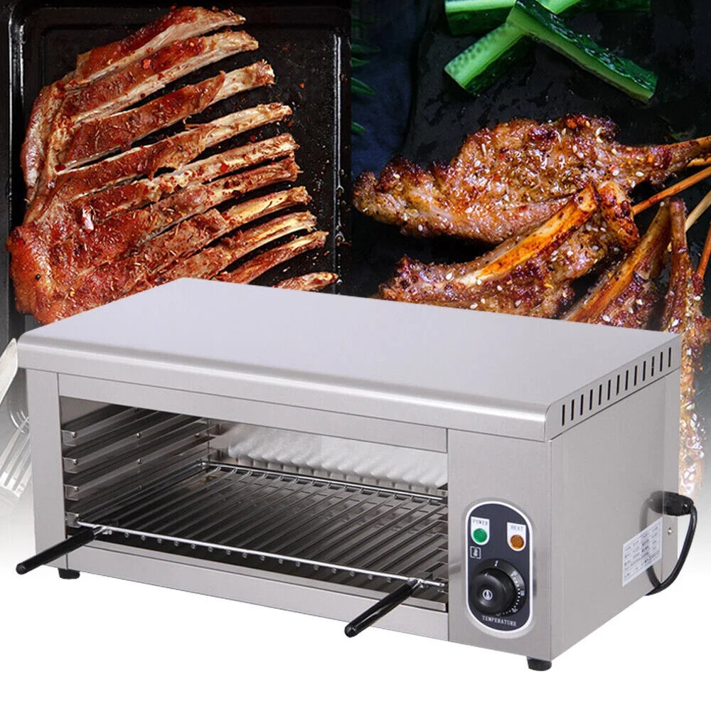 Commercial Cheese Melter Wall-mounted 1500W Electric Salamander Broiler Q2547