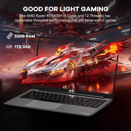 15.6" AMD Ryzen 5 32GB DDR5 1TB SSD FHD IPS Laptop Q454147