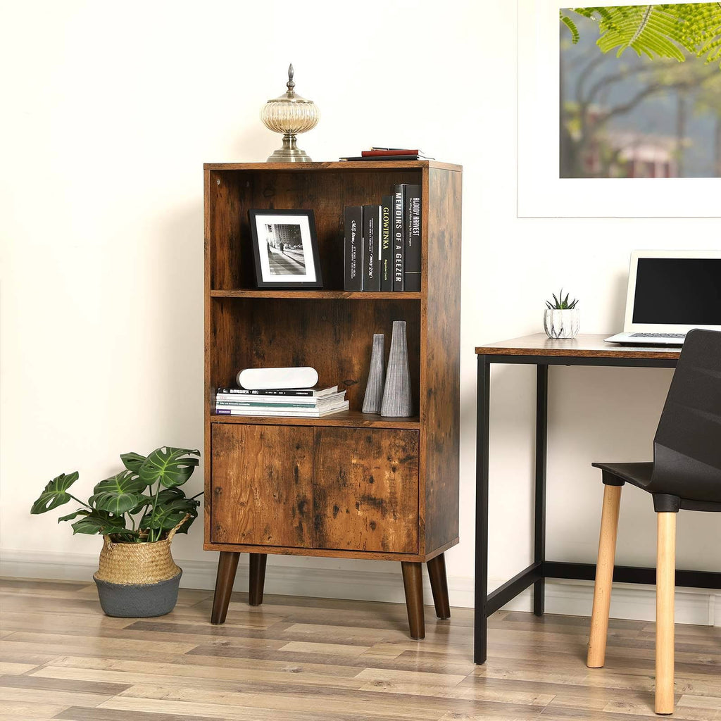 2-Tier Bookcase with Doors K23262