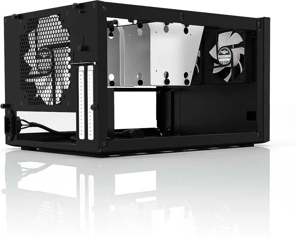 Black Mini ITX Computer Case with 120mm Fans S116632
