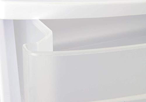 White 3 Drawer Plastic Rolling Storage Cart C298990