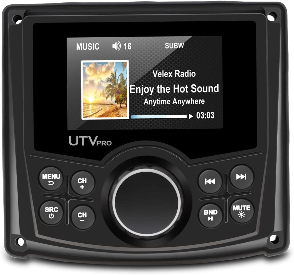 UTV Stereo AM/FM with Bluetooth Streaming X10624