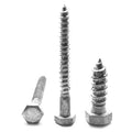 Hex Lag Screw Low Carbon Steel Hot Dip Galvanized Pk 10 R2139