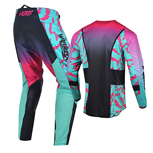 Mens Motocross Jersey Pants Combo MX Gear Set T842