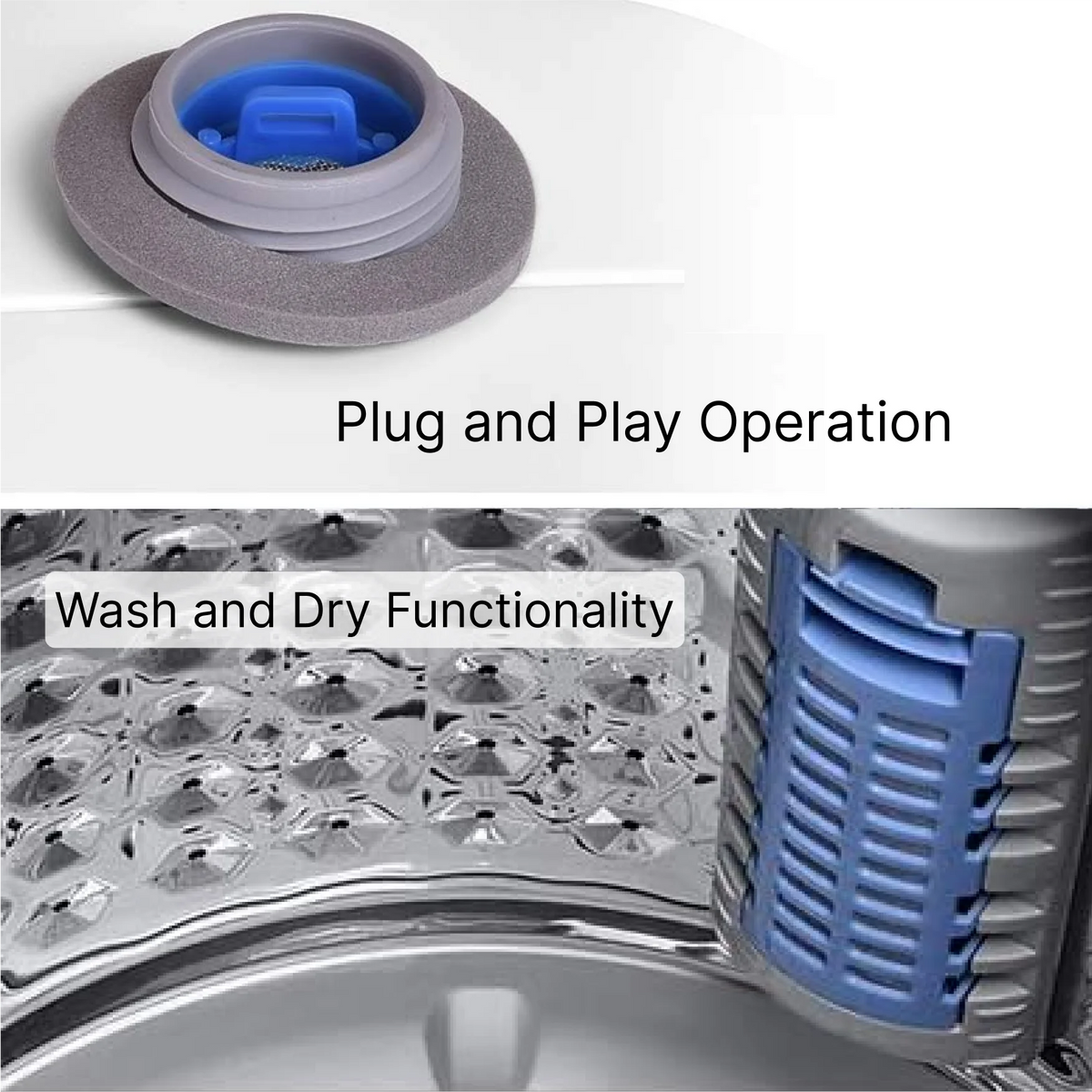 1.6 Cu Ft Portable Top-load Washer P5340
