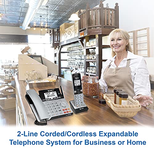 2-Line Corded/Cordless Phone with Answering Machine X388944