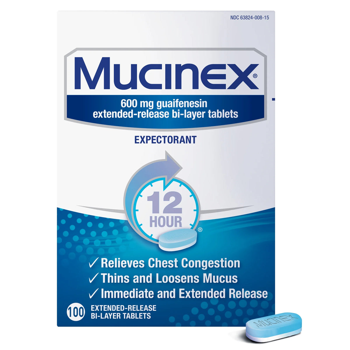 100 Tablets Chest Congestion Relief N35215