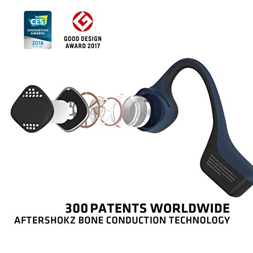 Slate Grey Bone Conduction Wireless Bluetooth Headphones A318489