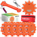 Orange LED Road Flare 6-Pack J576