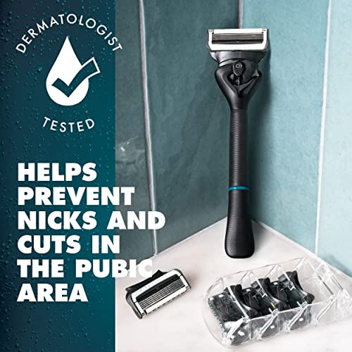 4 Razor Blade Refills with 2x Lubrication U93017