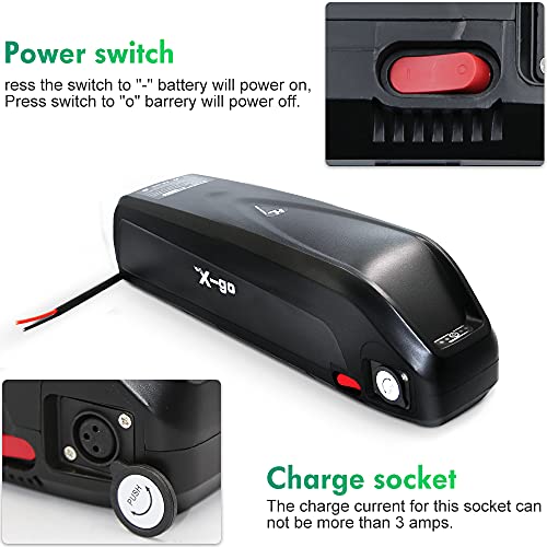 36V 13AH Lithium Ebike Battery Pack with Charger and BMS K15811
