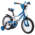 16 in. Wheels Single Speed Blue Grey Kids Bike V60342