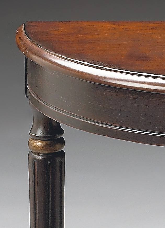Cafe Noir Demilune Console Table Y907