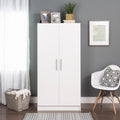 White Armoire Wardrobe with Hanging Rail M3273
