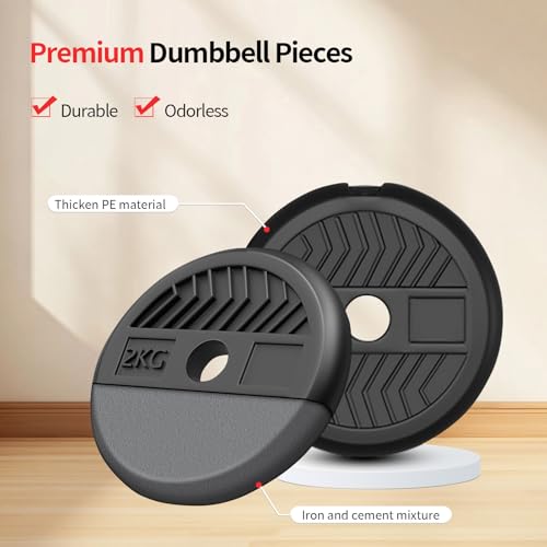 Adjustable 80lbs Dumbbell Set with Connector S114551