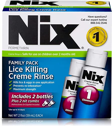 4 Fl Oz Crème Rinse and 2 Nit Combs H667293