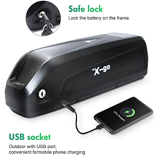 36V 13AH Lithium Ebike Battery Pack with Charger and BMS K15811